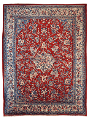 Persia (Iran) Mahal Rug - Farsh-Heriz Rug Gallery