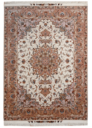 Persia (Iran) Tabriz, Floral Rug - Farsh-Heriz Rug Gallery
