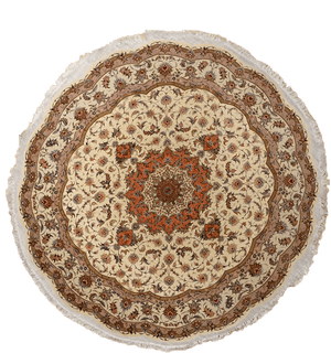 Persia (Iran) Tabriz, Floral Rug - Farsh-Heriz Rug Gallery