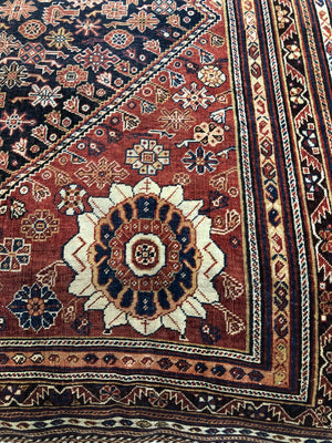 Antique Persian Qashghai - Farsh-Heriz Rug Gallery